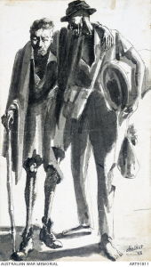 sketch by Jack Chalker, Fepow;British Army, Konyu, Thailand